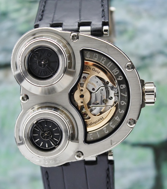 (image for) A MB&F 18K WHITE GOLD HOROLOGICAL MACHINE NO 3 / 31.WTL.B